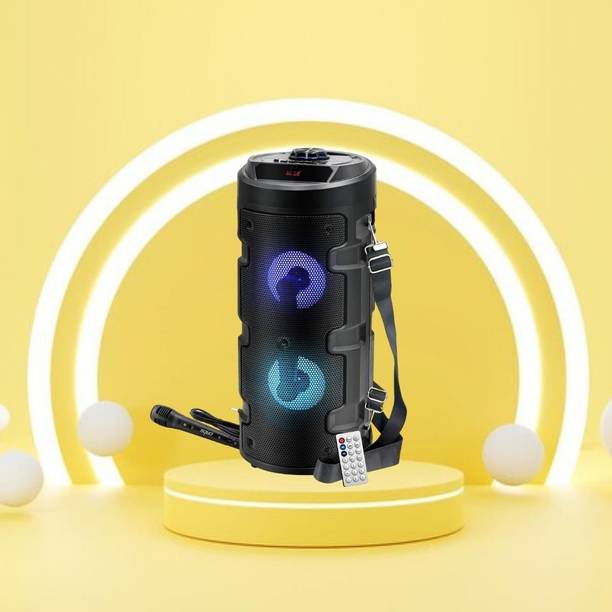 GUGGU DJ Box Speaker with FM Radio, Mic & USB Pen Drive 20W Bluetooth SpeakerPB123 20 W Bluetooth Party Speaker