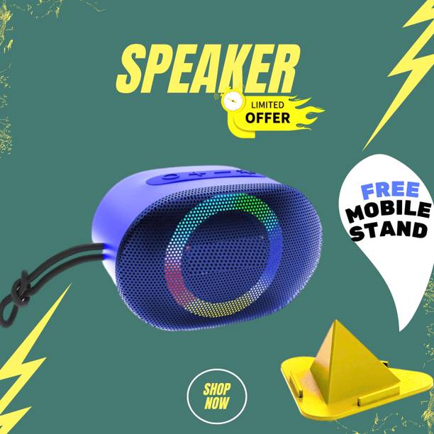 FRONY 10W Bluetooth Speaker with 6 Hours Wireless Playback ,RGB Light speakerFJ24 10 W Bluetooth Party Speaker