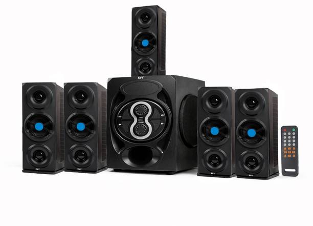 KVY 5.1 Home Theatre with 6" Woofer, Bluetooth ,FM & Deep Bass Sound 9500 W Bluetooth Party Speaker