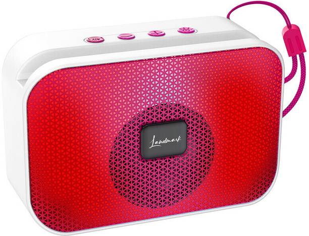 Landmark Zing Portable Wireless Speaker with Inbuilt-FM, RGB Lights & Immersive Sound 7 W Bluetooth Party Speaker