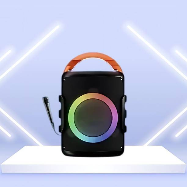 FRONY DJ Box 20W Bluetooth Speaker with FM Radio, Mic, RGB Light & 4 hour's backJK456 20 W Bluetooth Party Speaker