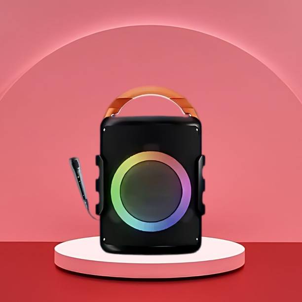 FRONY DJ Box 20W Bluetooth Speaker with FM Radio, Mic, RGB Light & 4 hour's backJK545 20 W Bluetooth Party Speaker