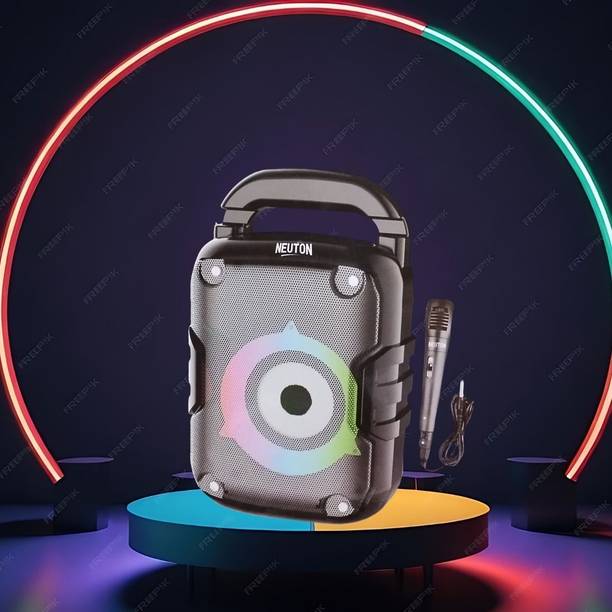 GUGGU DJ Box 20W Bluetooth Speaker with FM Radio, Mic, RGB Light & 4 hour's backQO200 20 W Bluetooth Party Speaker