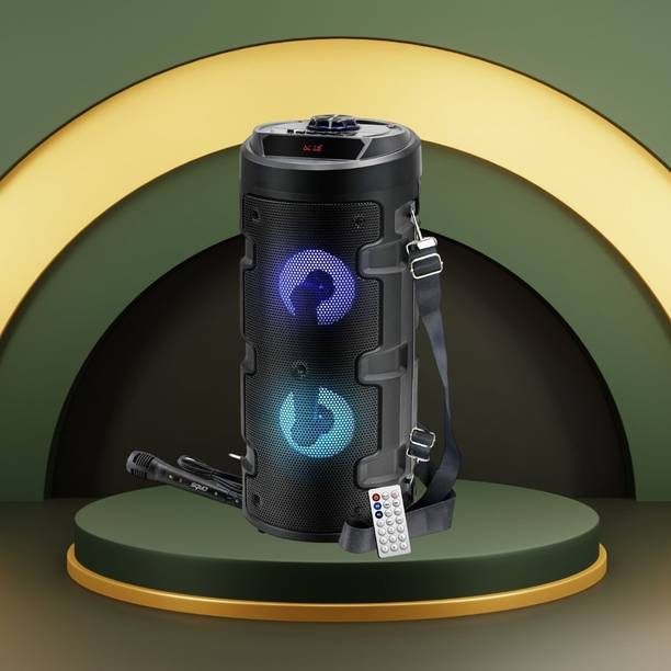 GUGGU DJ Box Speaker with FM Radio, Mic & USB Pen Drive 20W Bluetooth SpeakerPB97 20 W Bluetooth Party Speaker