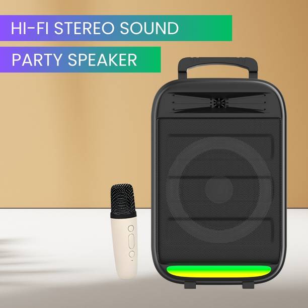 FRONY Monster (BLUETOOTH TROLLEY SPEAKER) High Bass Sound Quality With Karaoke MicA121 35 W Bluetooth Party Speaker