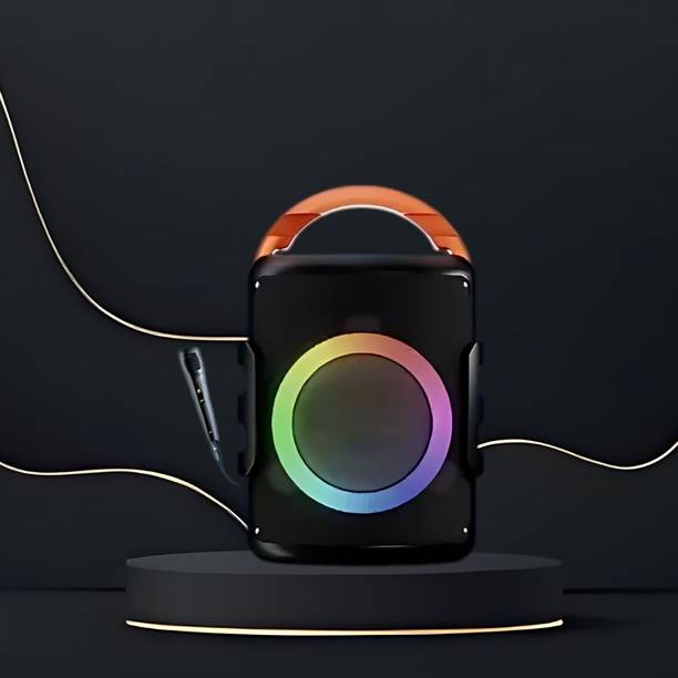 FRONY DJ Box 20W Bluetooth Speaker with FM Radio, Mic, RGB Light & 4 hour's backJK406 20 W Bluetooth Party Speaker