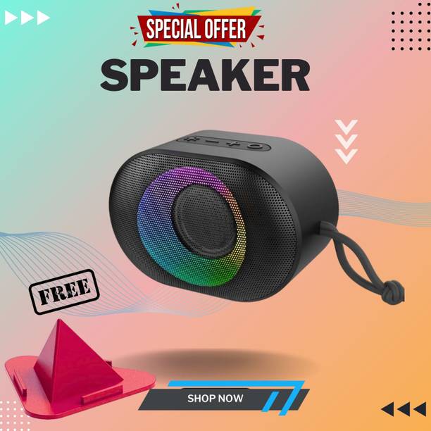 Clairbell 10W Bluetooth Speaker with 6 Hours Wireless Playback ,RGB Light speakerGH431 10 W Bluetooth Party Speaker