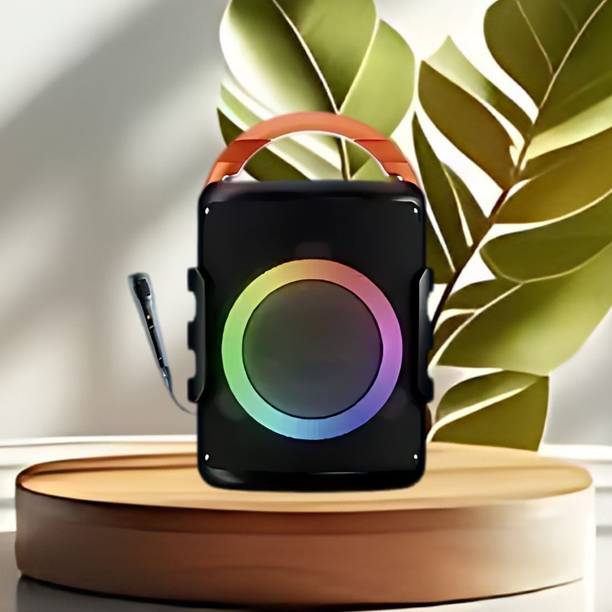 FRONY DJ Box 20W Bluetooth Speaker with FM Radio, Mic, RGB Light & 4 hour's backJK549 20 W Bluetooth Party Speaker