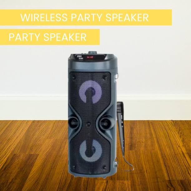 GUGGU Thunder (WIRELESS BLUETOOTH PARTY SPEAKER) Stereo Sound With Karaoke MicR182 30 W Bluetooth Party Speaker