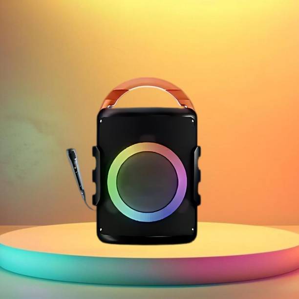 FRONY DJ Box 20W Bluetooth Speaker with FM Radio, Mic, RGB Light & 4 hour's backJK512 20 W Bluetooth Party Speaker