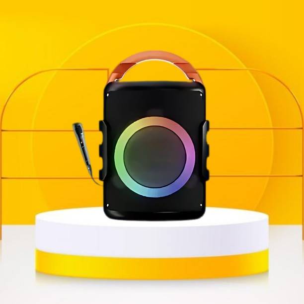 FRONY DJ Box 20W Bluetooth Speaker with FM Radio, Mic, RGB Light & 4 hour's backJK540 20 W Bluetooth Party Speaker