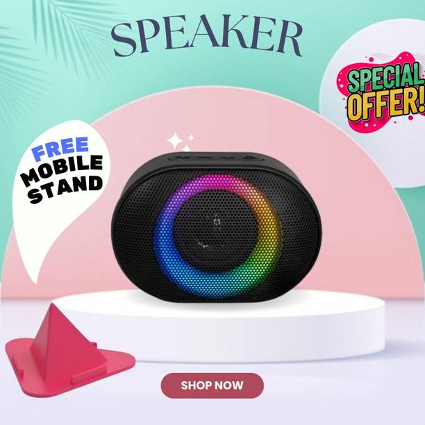 FRONY 10W Bluetooth Speaker with 6 Hours Wireless Playback ,RGB Light speakerFJ273 10 W Bluetooth Party Speaker
