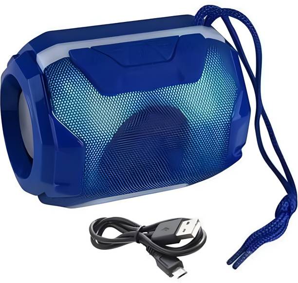 BVEXO EchoBright 5W: High Bass, Clear Sound & Colorful Light Show 10 W Bluetooth Party Speaker