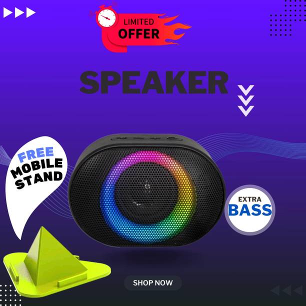 Clairbell 10W Bluetooth Speaker with 6 Hours Wireless Playback ,RGB Light speakerGH121 10 W Bluetooth Party Speaker