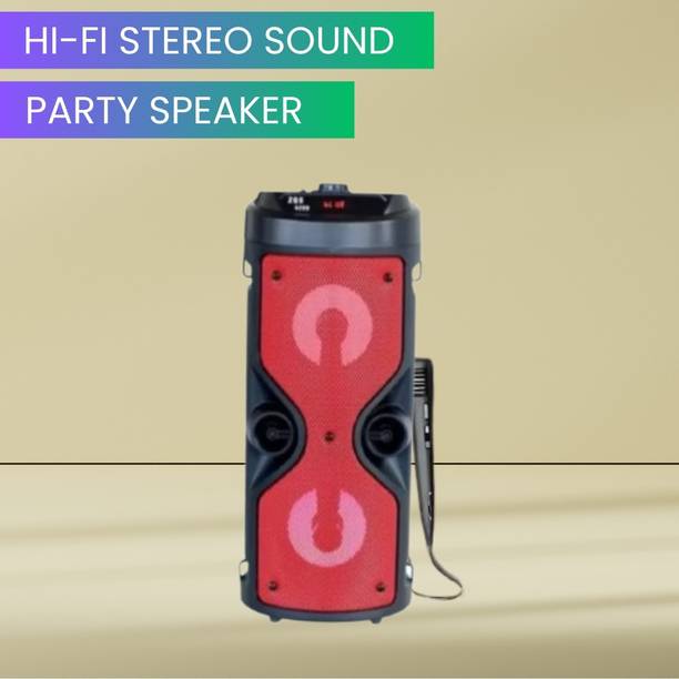 GUGGU Thunder (WIRELESS BLUETOOTH PARTY SPEAKER) Stereo Sound With Karaoke MicT57 30 W Bluetooth Party Speaker