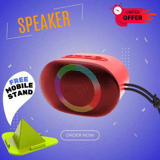 FRONY 10W Bluetooth Speaker with 6 Hours Wireless Playback ,RGB Light speakerFJ271 10 W Bluetooth Party Speaker