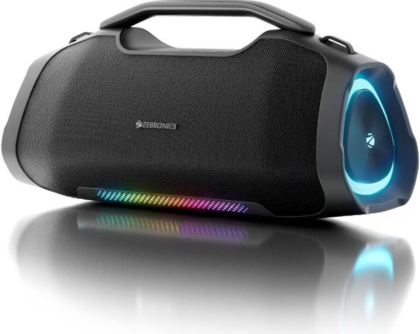 ZEBRONICS Sound Feast 550, Upto 5hrs Playback, Dual Drivers, Subwoofer, TWS, RGB, Type-C 75 W Bluetooth Party Speaker