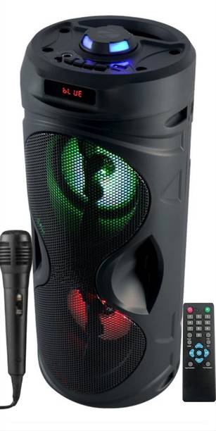ME&U 4inch*2/ 10 hours play time BT TWS Mic RGB light FM USB AUX 40 W Bluetooth Party Speaker