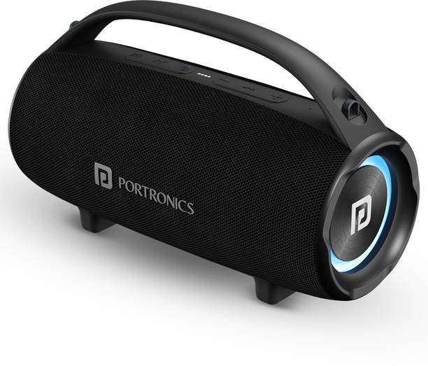 Portronics Thunder 2.0 60W Bluetooth Party Speaker,Passive Radiator,6Hr Playtime,EQ Mode 60 W Bluetooth Party Speaker