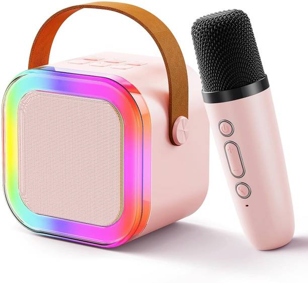Aapeshwar Mini Karaoke Bluetooth Speaker with Microphone - Kids Music Singing Toys