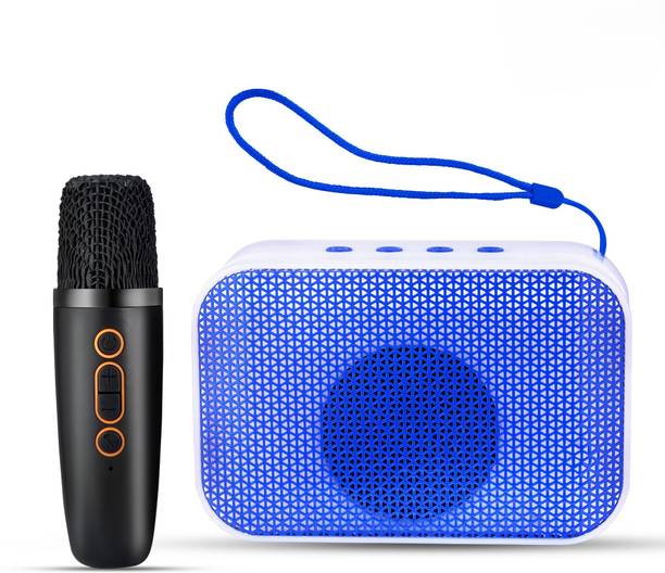 Cinefx Mini Bluetooth Speaker Wireless Karaoke Mic 4Hrs Playtime, Dim Night RGB Lights 5 W Bluetooth Party Speaker
