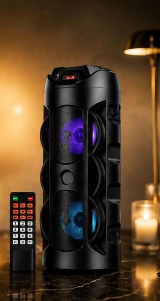 APH PRIME DJ Speaker & Sound Box . 40W Tower Speaker | Dual Woofer RGB Lights | Remote | 40 W Bluetooth Party Speaker
