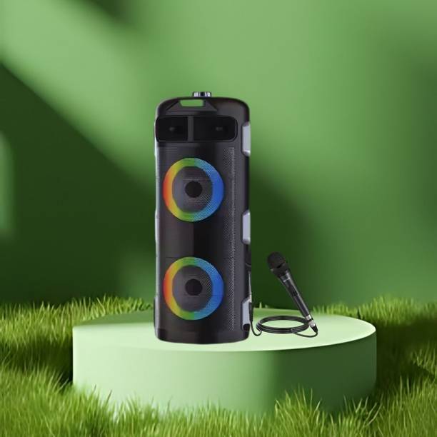 GUGGU DJ Box 40W Bluetooth Home Audio Speaker & FM Radio with Mic ,USB Pen DriveSF467 40 W Bluetooth Party Speaker