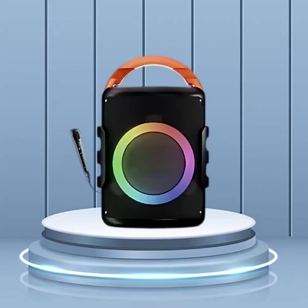 FRONY DJ Box 20W Bluetooth Speaker with FM Radio, Mic, RGB Light & 4 hour's backJK543 20 W Bluetooth Party Speaker