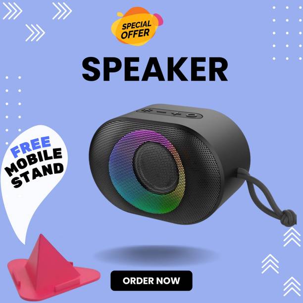 Clairbell 10W Bluetooth Speaker with 6 Hours Wireless Playback ,RGB Light speakerGH444 10 W Bluetooth Party Speaker