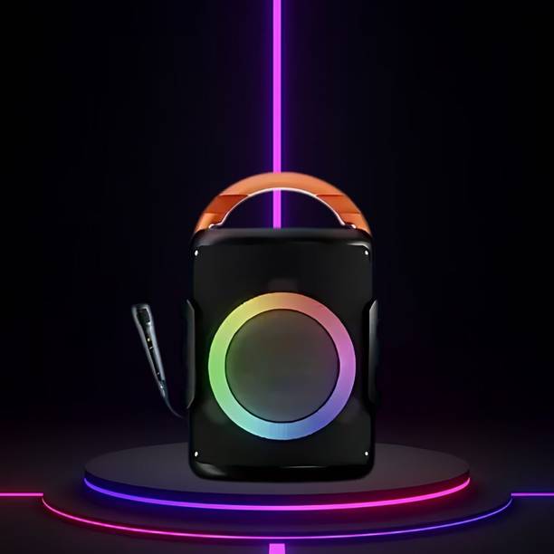 FRONY DJ Box 20W Bluetooth Speaker with FM Radio, Mic, RGB Light & 4 hour's backJK283 20 W Bluetooth Party Speaker
