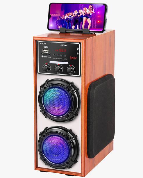 Smartbeats Punch Power Multimedia Mini Tower with Corded Mic 80 W Bluetooth Party Speaker