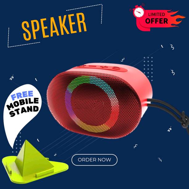 GUGGU 10W Bluetooth Speaker with 6 Hours Wireless Playback ,RGB Light speakerSD96 10 W Bluetooth Party Speaker