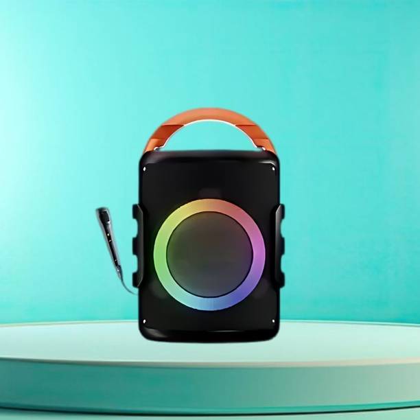 FRONY DJ Box 20W Bluetooth Speaker with FM Radio, Mic, RGB Light & 4 hour's backJK551 20 W Bluetooth Party Speaker