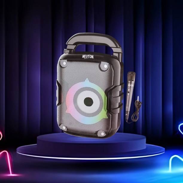 GUGGU DJ Box 20W Bluetooth Speaker with FM Radio, Mic, RGB Light & 4 hour's backQO167 20 W Bluetooth Party Speaker