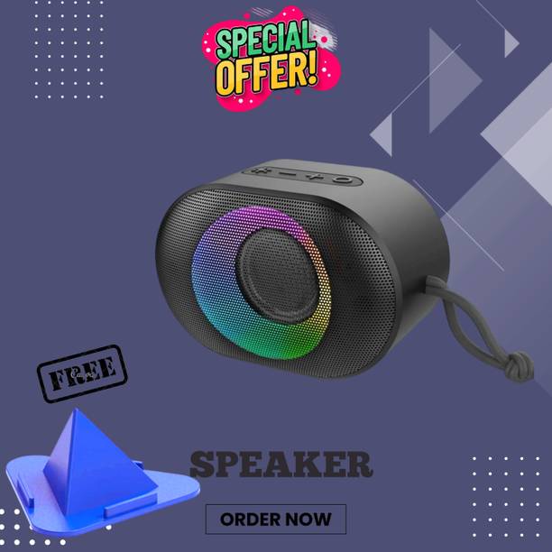 Clairbell 10W Bluetooth Speaker with 6 Hours Wireless Playback ,RGB Light speakerGH194 10 W Bluetooth Party Speaker