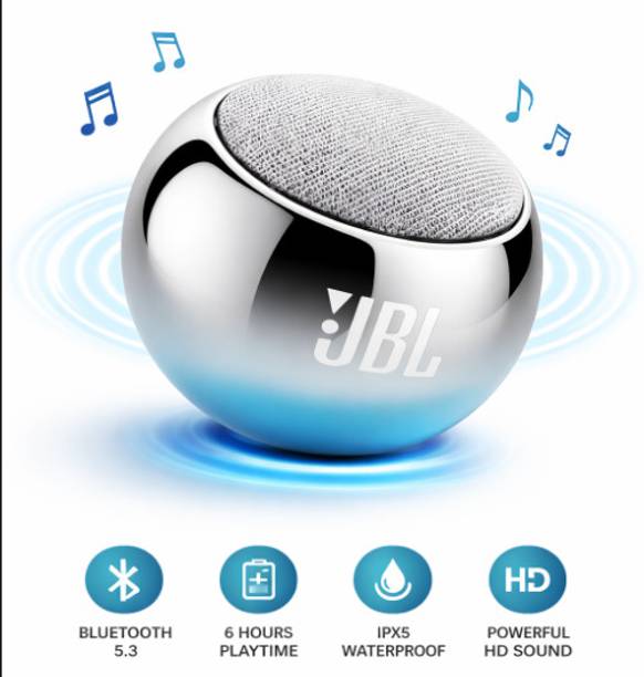 Tec V (PORTABLE BLUETOOTH MINI SPEAKER) Dynamic Metal Sound With High Bass 5 W Bluetooth Party Speaker