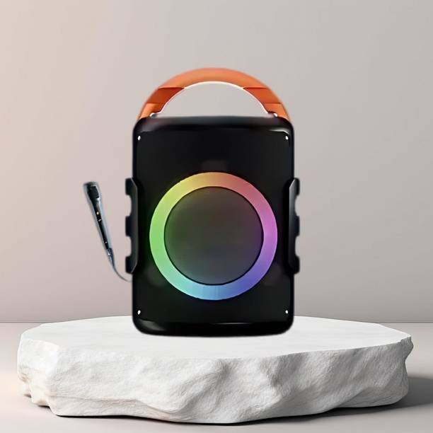 FRONY DJ Box 20W Bluetooth Speaker with FM Radio, Mic, RGB Light & 4 hour's backJK473 20 W Bluetooth Party Speaker