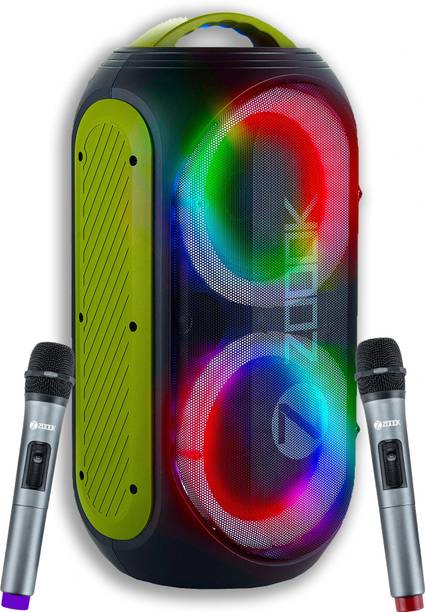 Zoook Show Stopper Duet 100 watts with Dual Wireless Mic 100 W Bluetooth Party Speaker