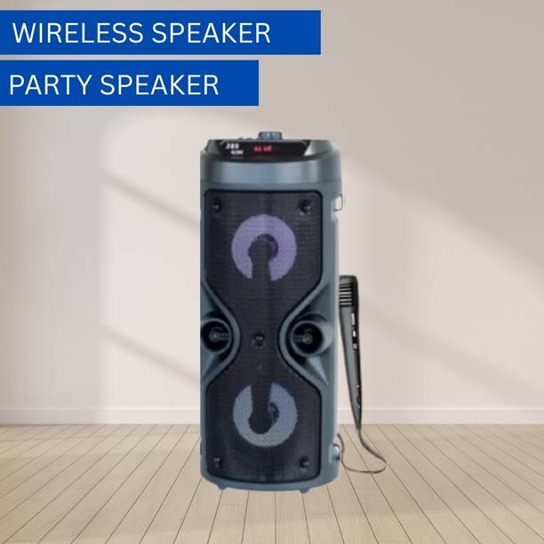 GUGGU Thunder (WIRELESS BLUETOOTH PARTY SPEAKER) Stereo Sound With Karaoke MicT109 30 W Bluetooth Party Speaker