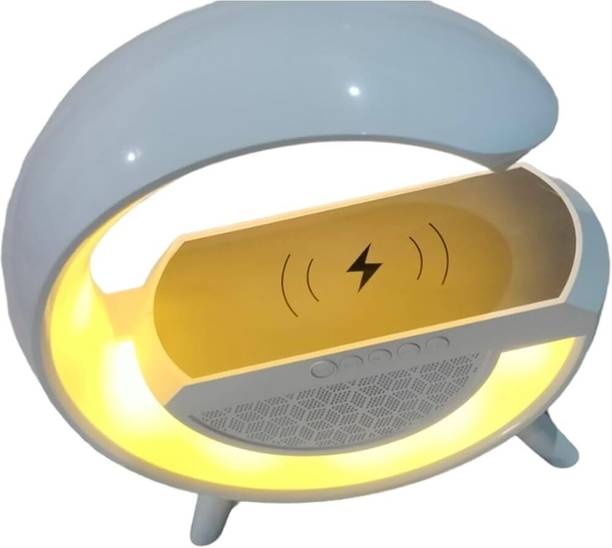 4uonly G Shape Bluetooth Speaker with 12W Wireless Charger Home Audio bhu9 56 W Bluetooth Party Speaker