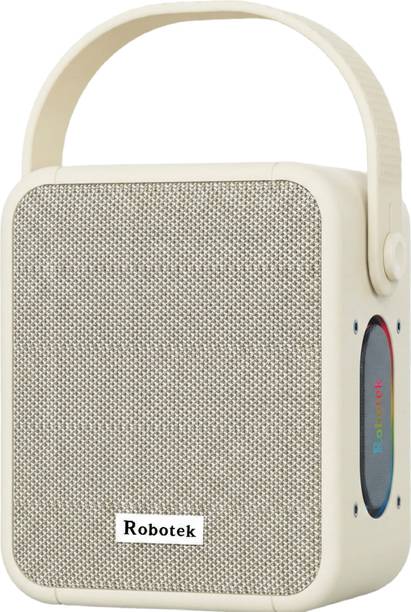 Robotek Portable Speaker, 8 Hrs Playback time in one time Charge, Type C Charging 10 W Bluetooth Party Speaker
