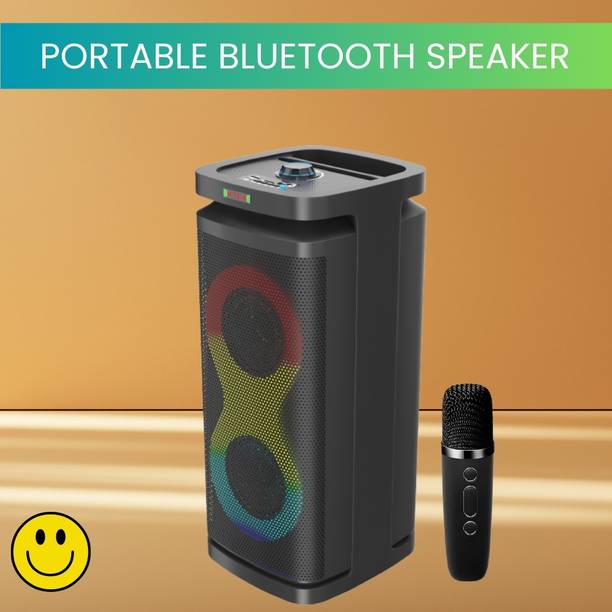 SACRO A1 (PORTABLE BLUETOOTH PARTY SPEAKER) HD Quality Audio &Wireless Karaoke MicO22 40 W Bluetooth Party Speaker
