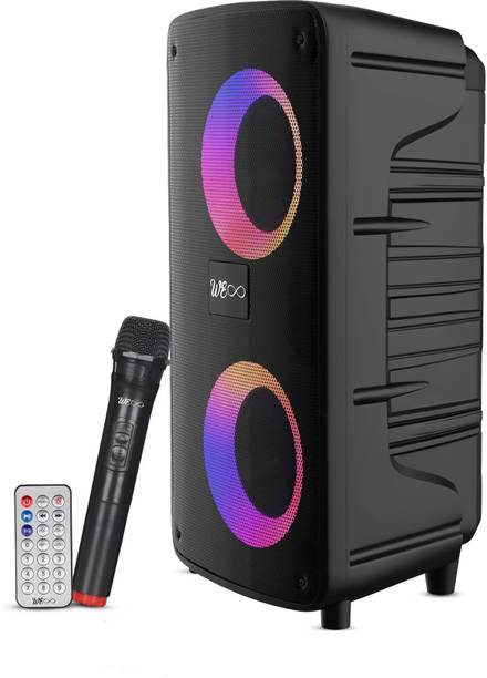 Walta Elite Brio 1300, Bluetooth 5.3, RGB Lights, Trolley Design, Wireless Mic, 4H Playback 70 W Bluetooth Party Speaker