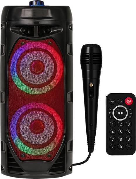 Ortel OR-Tiago 30W Party Speaker, RGB Lights, Karaoke Mic, USB/TF/AUX/FM, 10hr Backup 30 W Bluetooth Party Speaker