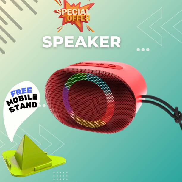 GUGGU 10W Bluetooth Speaker with 6 Hours Wireless Playback ,RGB Light speakerSD454 10 W Bluetooth Party Speaker