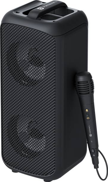 Portronics Rumble 25W Portable Bluetooth Speaker,Wired karaoke Mic,5 Hrs Playtime,BT V5.3 25 W Bluetooth Party Speaker