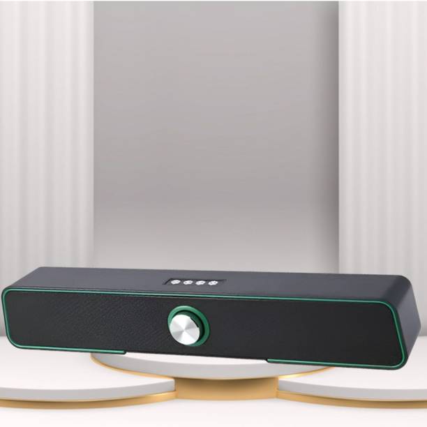 GUGGU Bluetooth Soundbar Speaker with Immersive 3D Surround Sound & 2400mAh BatteyC246 10 W Bluetooth Soundbar