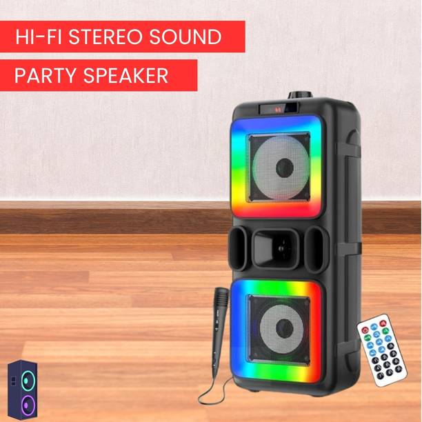 GUGGU Pushpa (WIRELESS BLUETOOTH PARTY SPEAKER) Crystal Clear Sound With MicT34 40 W Bluetooth Party Speaker