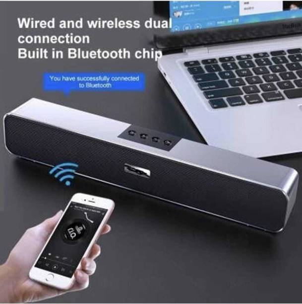 GOOD FUN Long Bar Dual-Speaker Multimedia Radio Bluetooth Audio Support TF Card/U Disk 01 10 W Bluetooth Soundbar