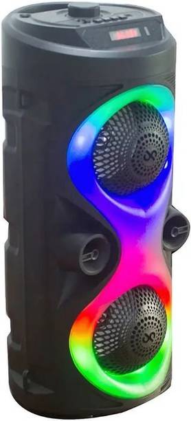 ORNOOO Wireless Karaoke Speaker, RGB Lights, USB, AUX, TF Card - 15 Years Warranty 5 W Bluetooth Party Speaker